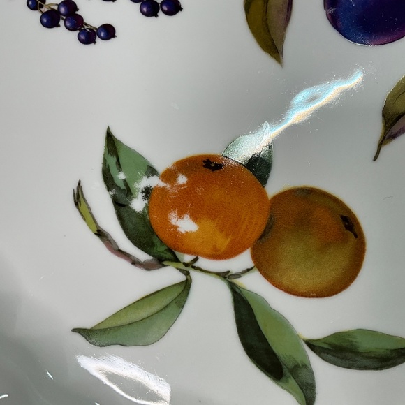 ROYAL WORCESTER Evesham Fine Porcelain Oven to Tableware 9” Flan Dish Gold - Picture 5 of 7